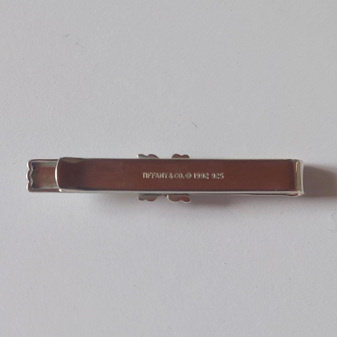 極美品 ティファニー ネクタイピン シグネチャークロス 1992 シルバー925