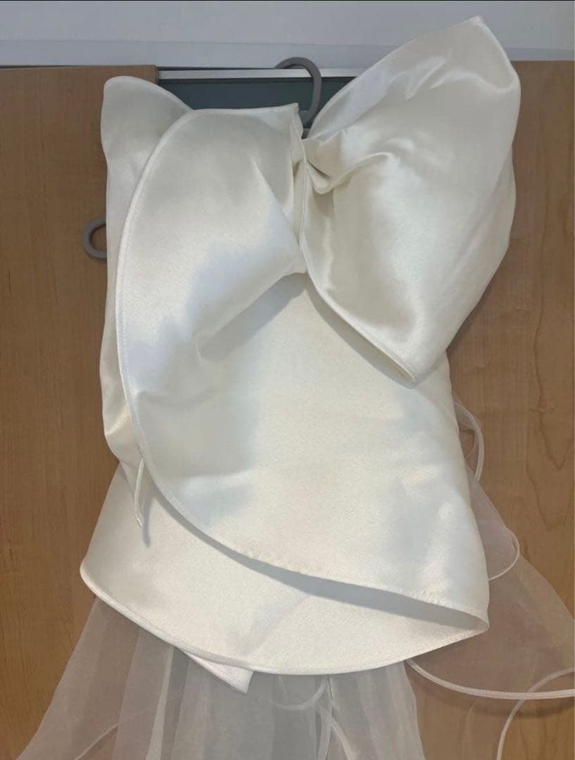 ぺりかん 【アントニオリーヴァ風】ウェディングドレス　バックトレーン