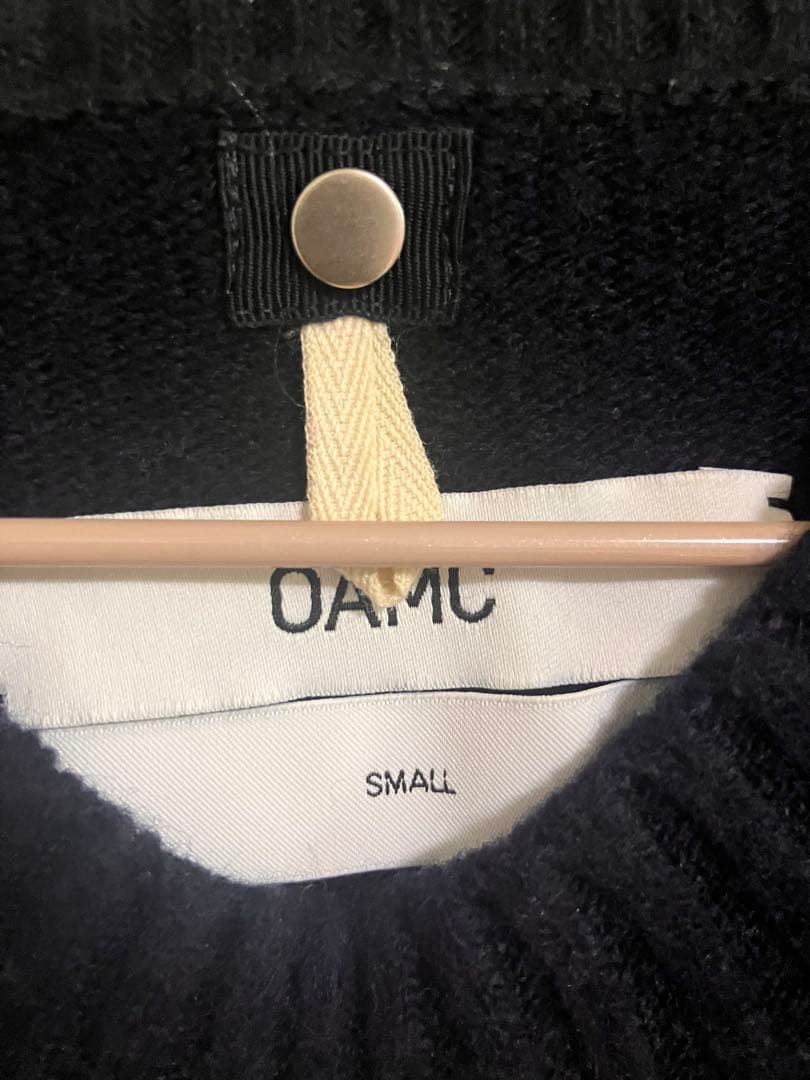 OAMC WHISTLER CREWNECKロゴ　ニットセーター