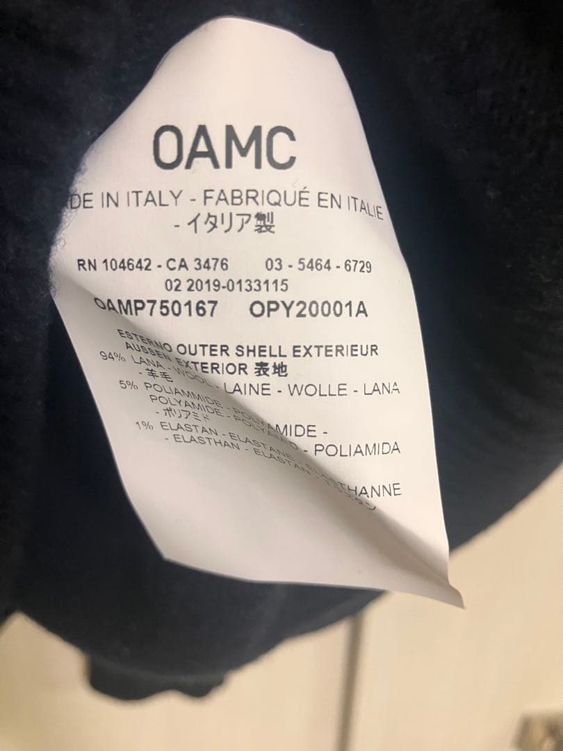 OAMC WHISTLER CREWNECKロゴ　ニットセーター