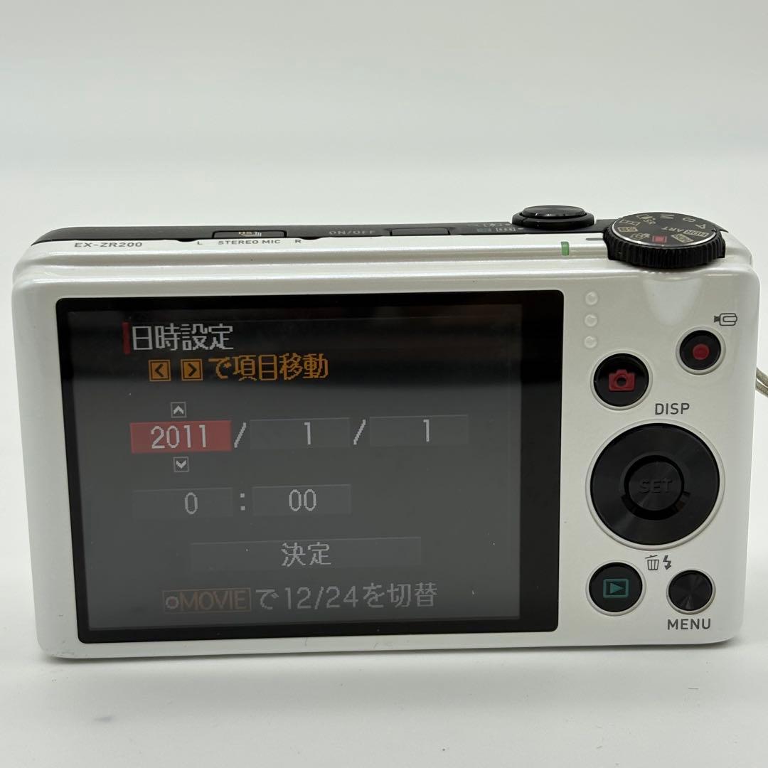 CASIO EXILIM EX-ZR200 デジタルカメラ 動作確認済み