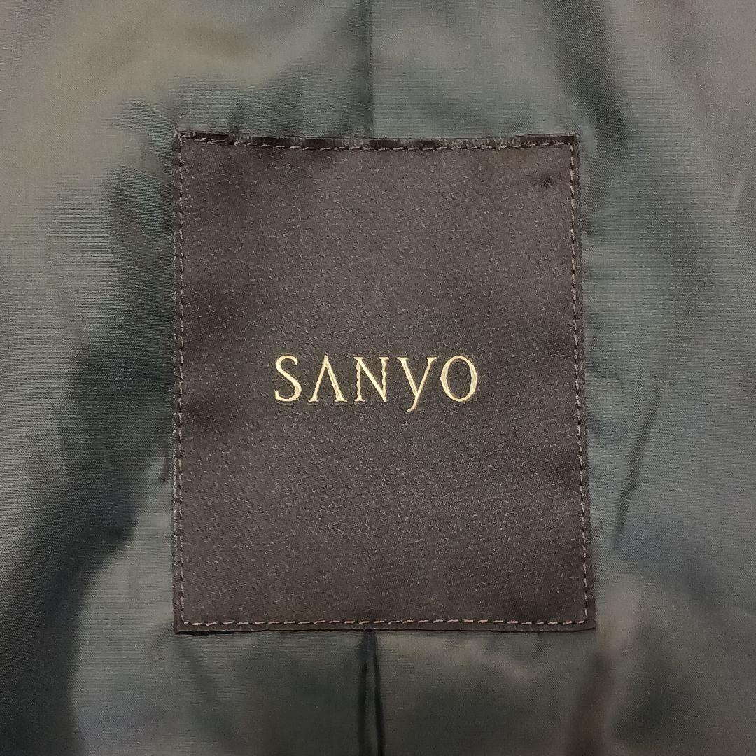✨極美品✨サンヨーコート　2WAY　ダウンコート　ビジカジ　ネイビー　L