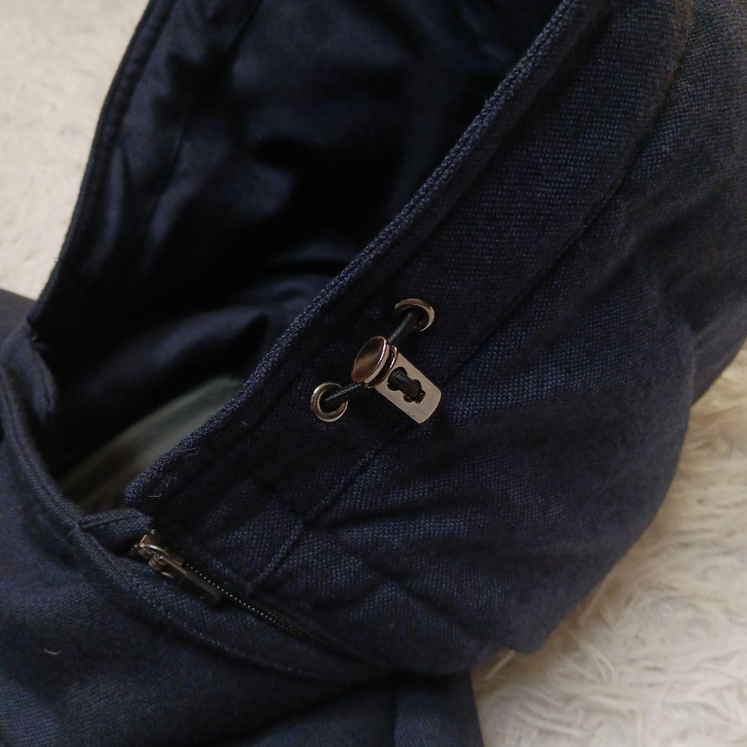 ✨極美品✨サンヨーコート　2WAY　ダウンコート　ビジカジ　ネイビー　L