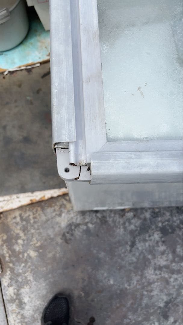 冷凍庫 ガラス蓋付き