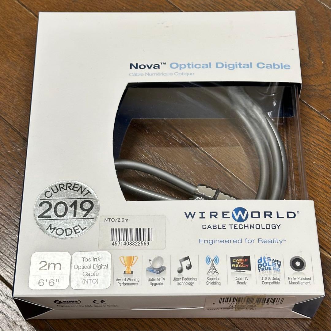 WireWorld Nova Toslink 光オーディオケーブル2.0m