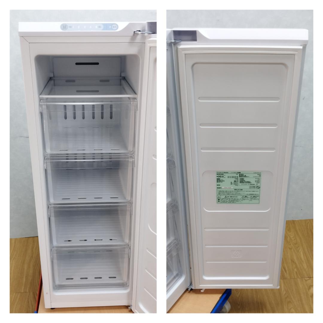 K☆056 アイリスオーヤマ 1ドアスリム冷凍庫 IUSN-8A-W