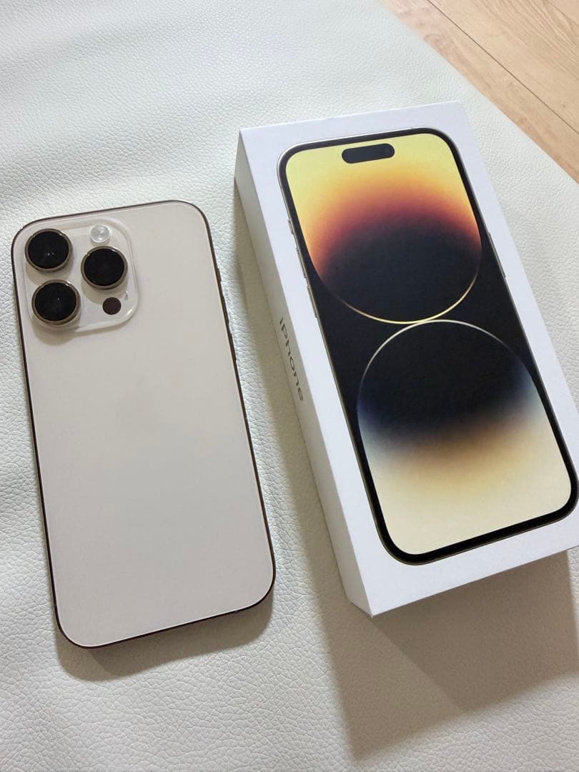 ⭐︎即購入可【美品】iPhone 14 Pro ゴールド　256GB SIMフリー