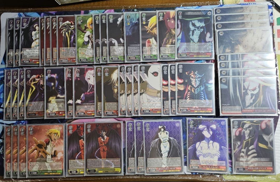 オーバーロード　8扉　デッキ　3重スリーブ　ヴァイスシュヴァルツ