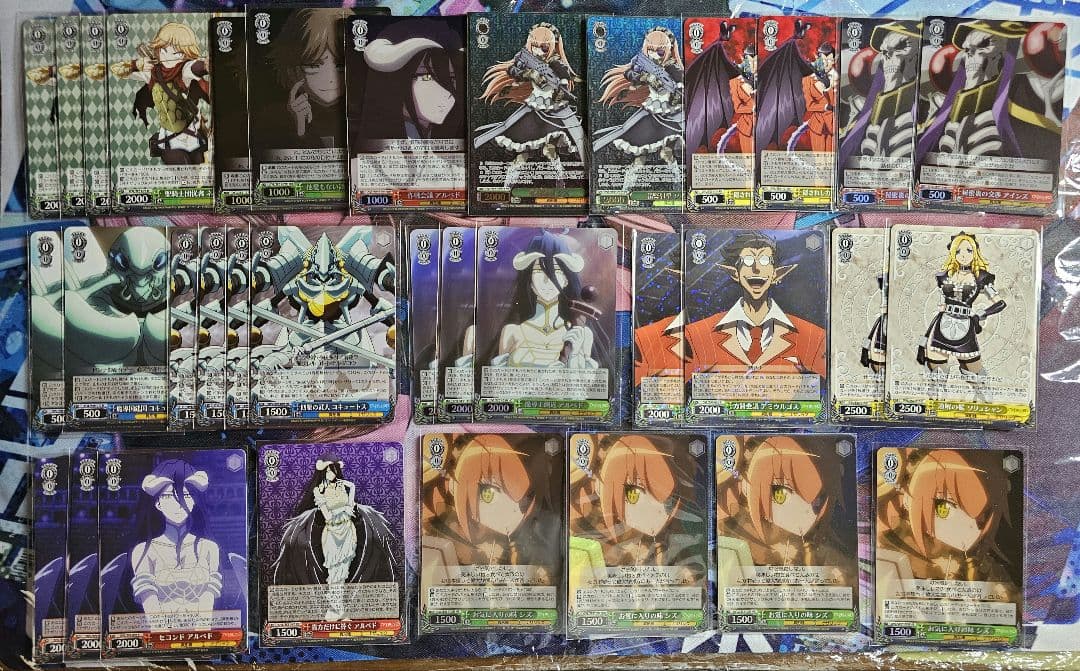 オーバーロード　8扉　デッキ　3重スリーブ　ヴァイスシュヴァルツ