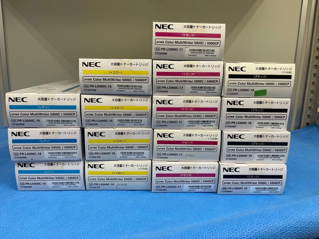 新品未使用NEC カラーインクカートリッジ16本セット　PR-L5900C