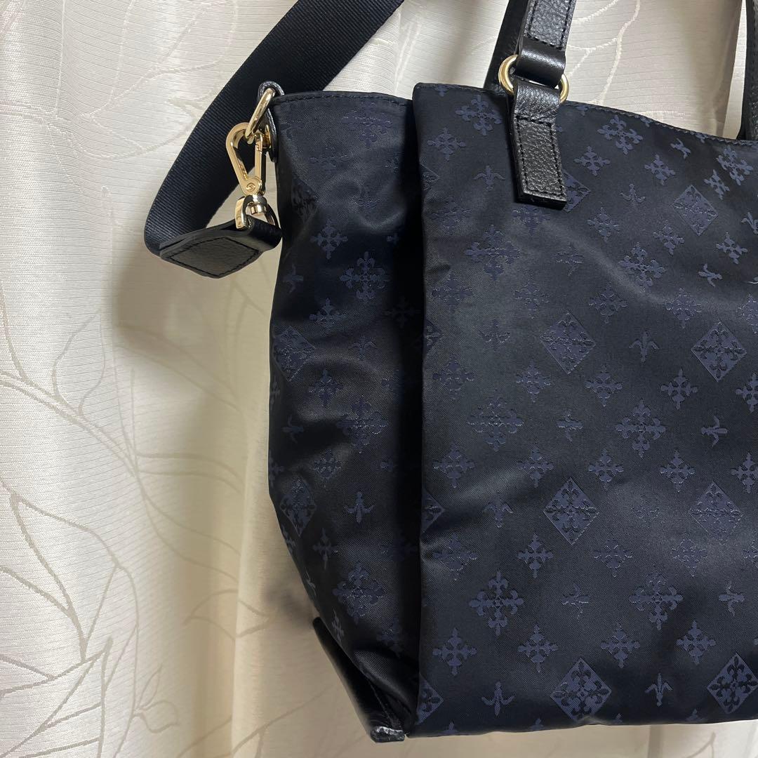 超美品ラシット 今期[B5サイズ対応］ポケット多数三層構造お仕事2wayバッグ