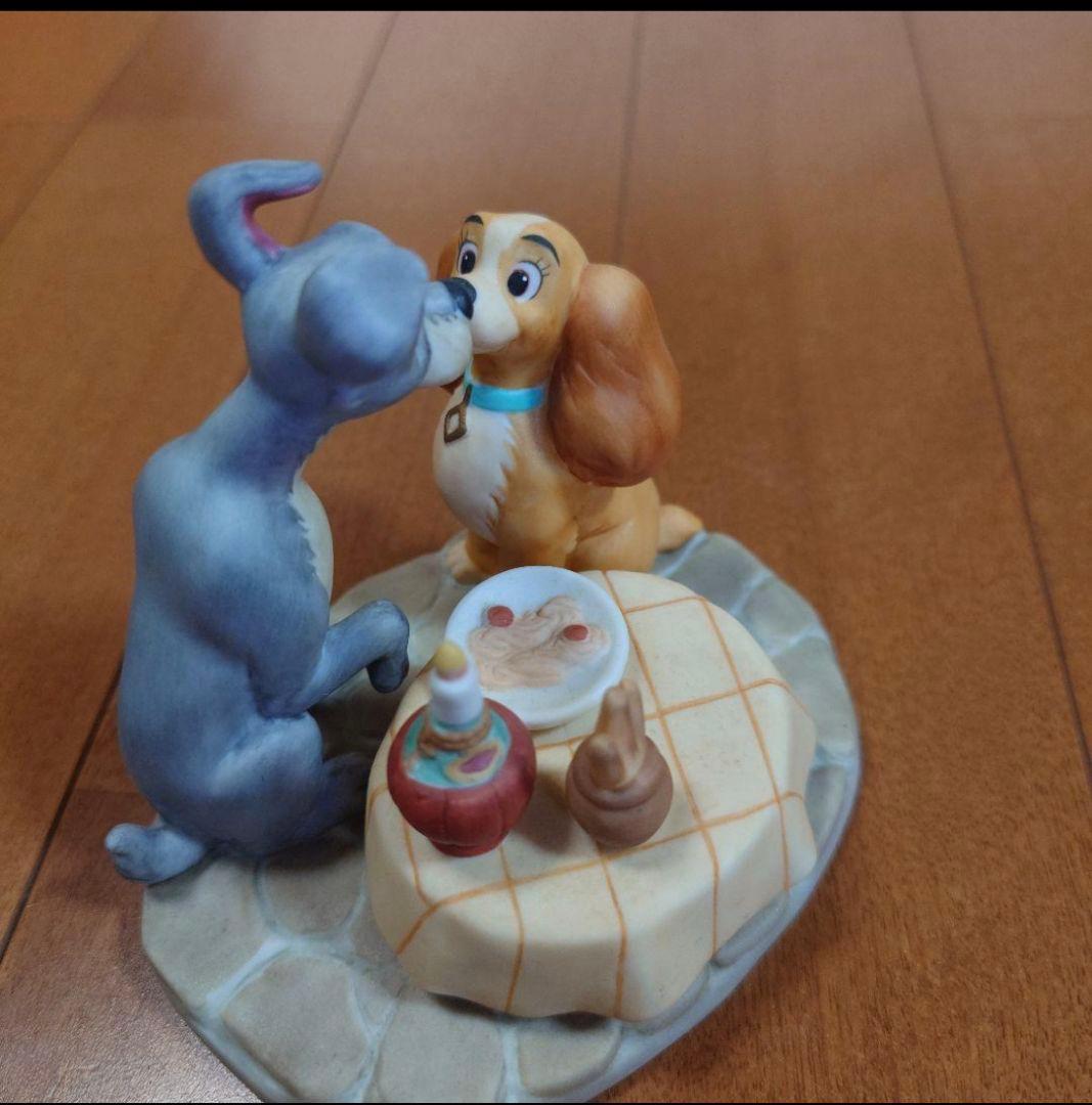 【美品レア】ディズニー わんわん物語 レディ&トランプ スゥイートキスシリーズ