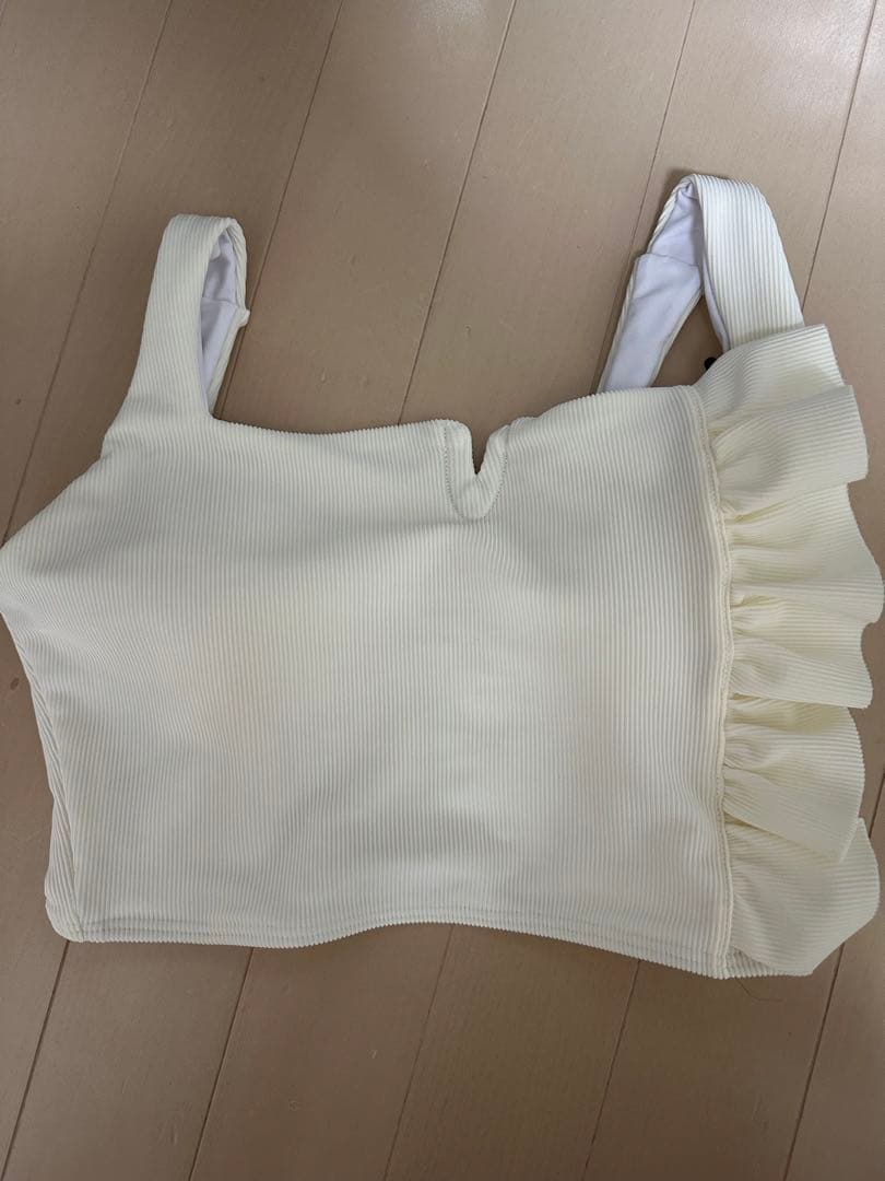 RosyMonster♪フリル付きセパレート水着SET ホワイト