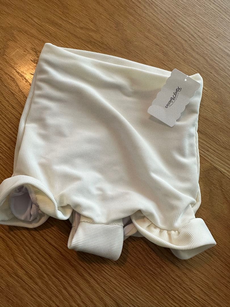 RosyMonster♪フリル付きセパレート水着SET ホワイト