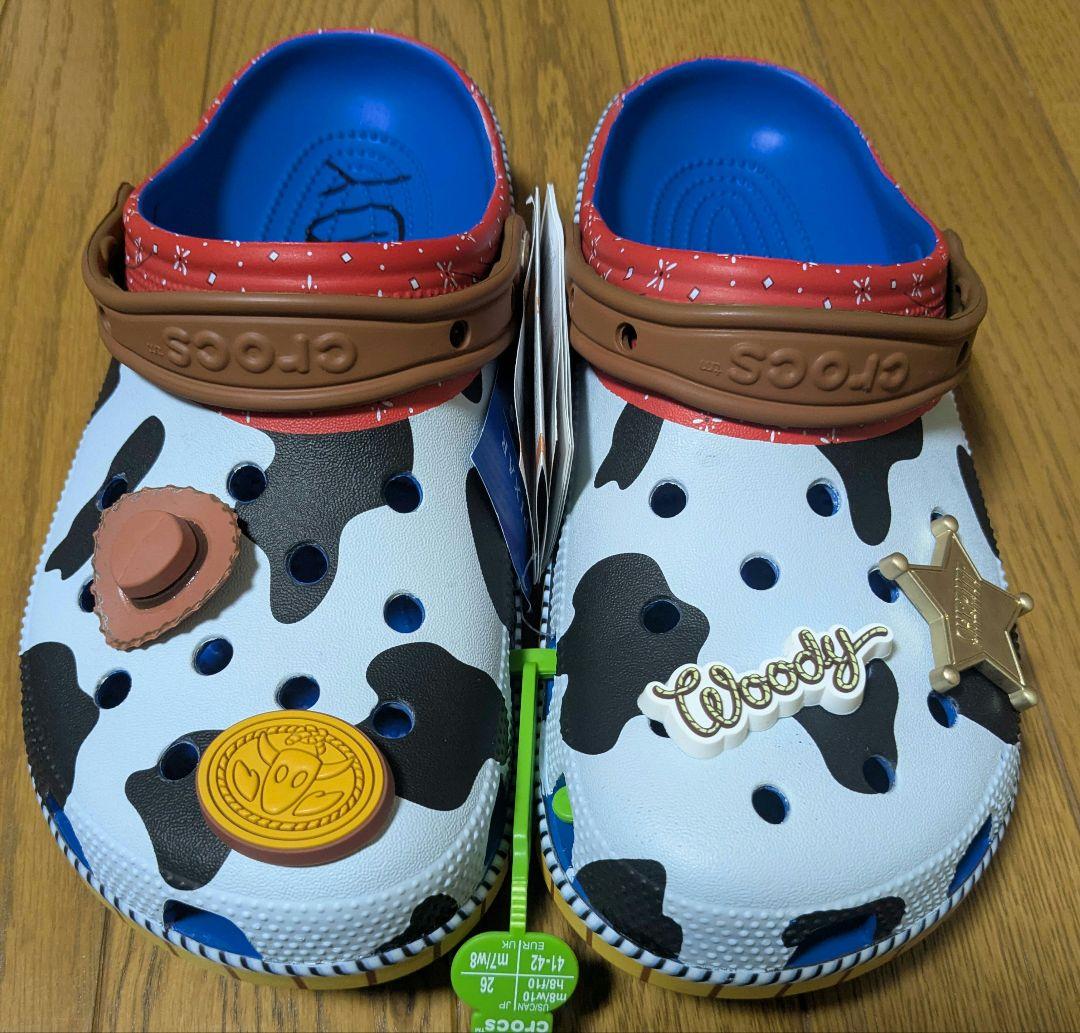 新品未使用タグ付　２6㎝　クロックス　トイストーリー ウッディ サンダル