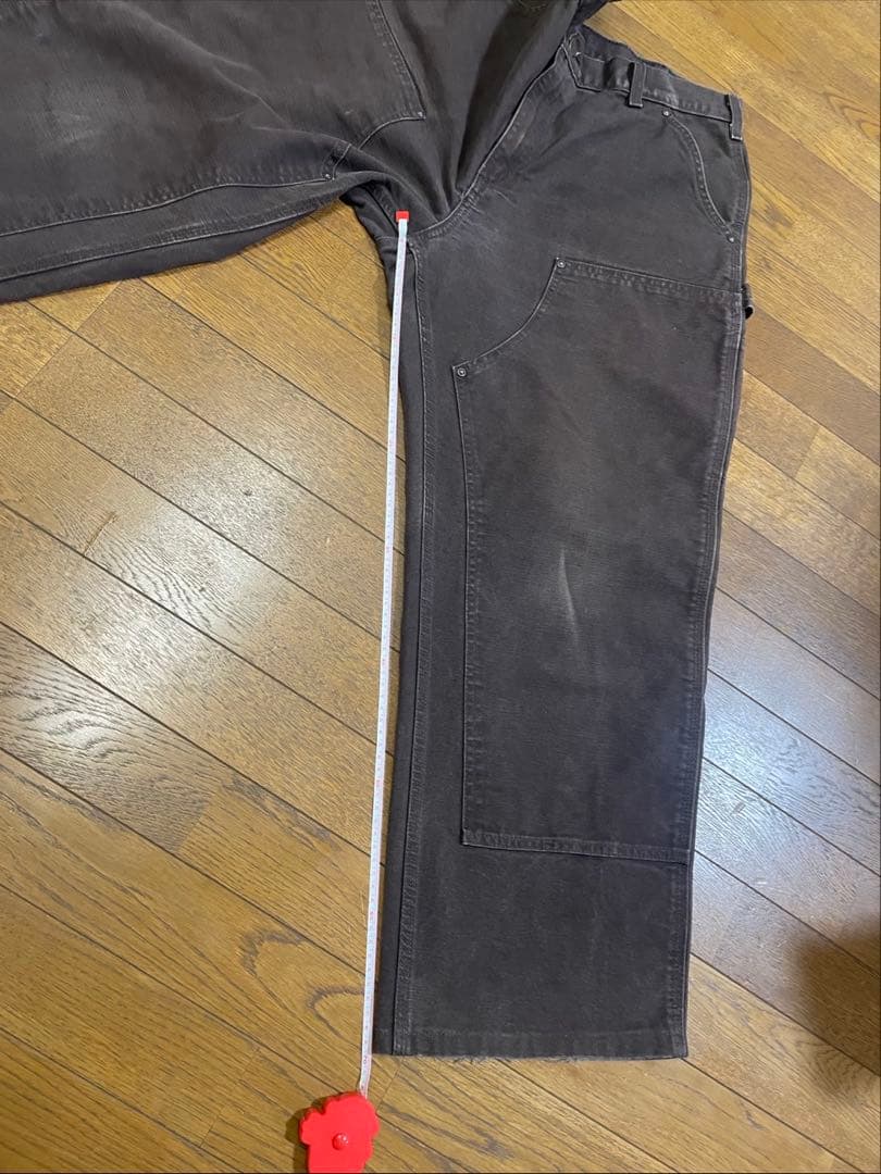 W36carhartt カーハートダブルニーダークブラウンB136 DKB