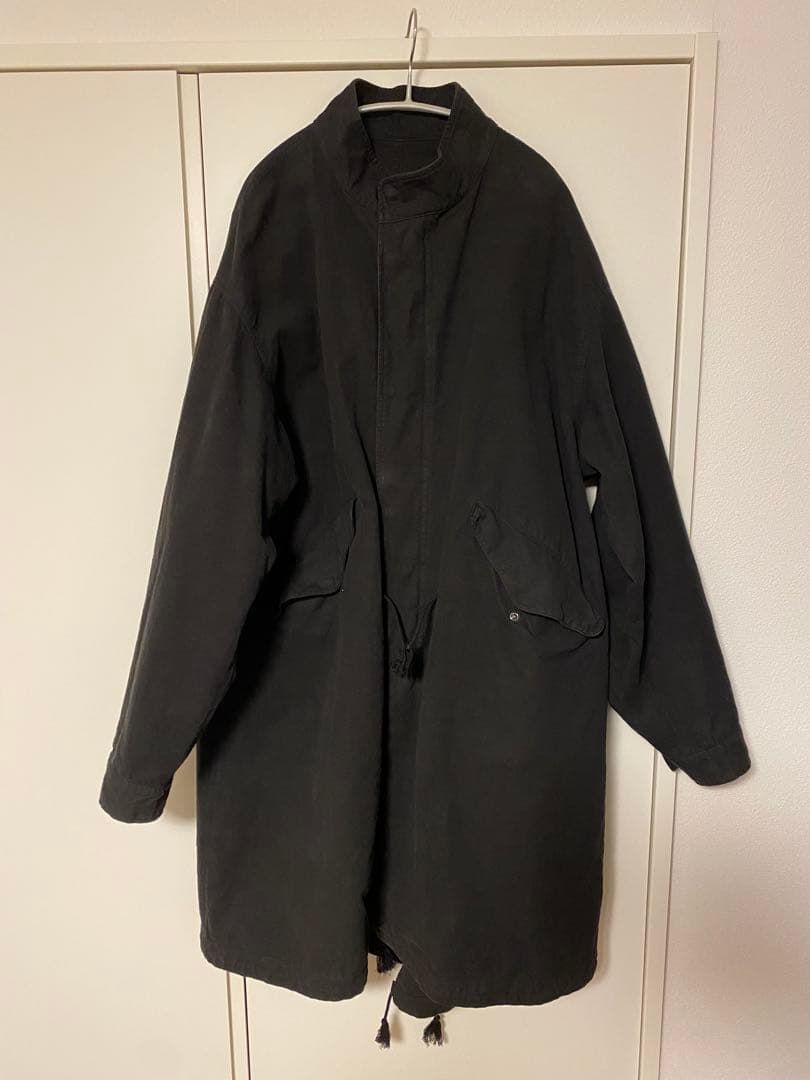 nestrobe confect 22AW コットンリネンオックスモッズコート