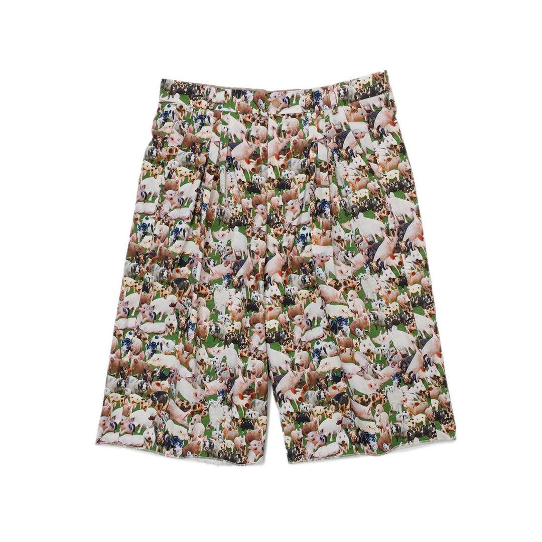 パンツ BLESS Ultra wide pleated bermuda