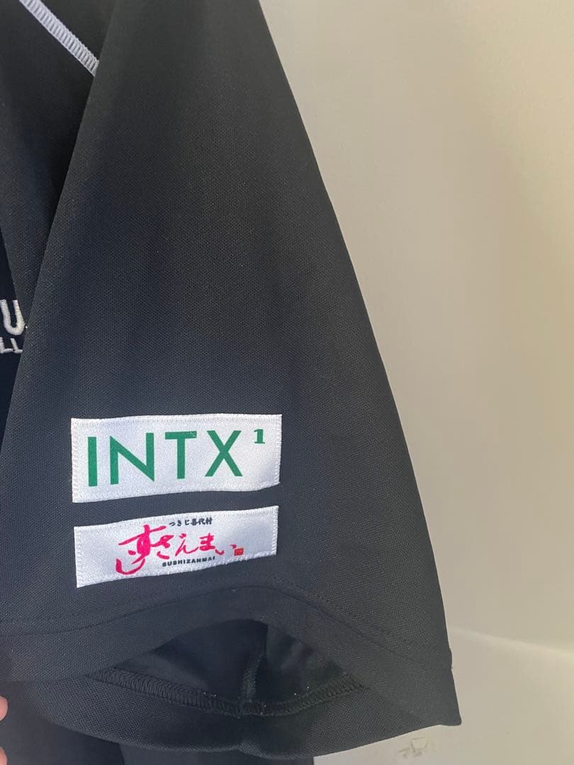 CHUO大 バレーボール ポロシャツ ブラック