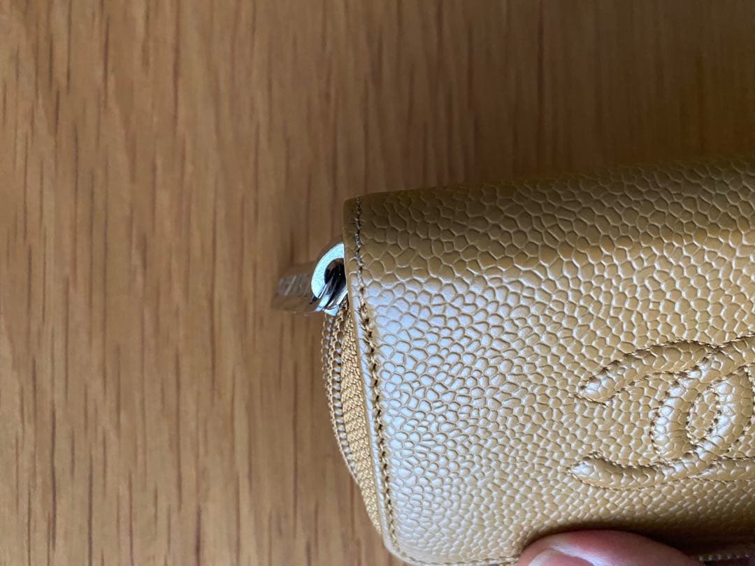 CHANEL キャビアスキン　ケース　美品