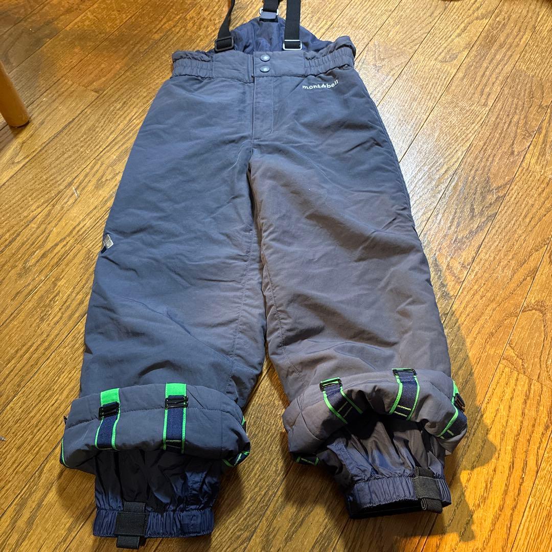 【最終値下げ】ギッズmont bellスキースノボーウェア120クリーニング済み