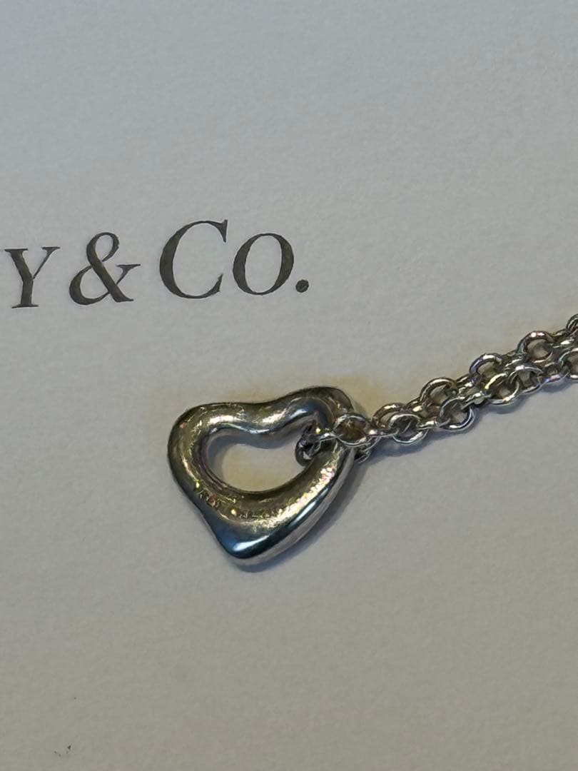 Tiffany & Co. ハート型ネックレス　オープンハート