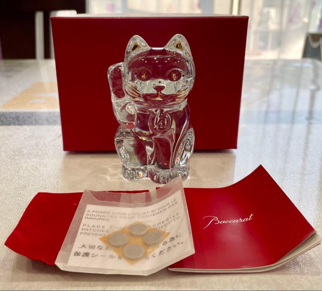 Baccarat ガラス製招き猫