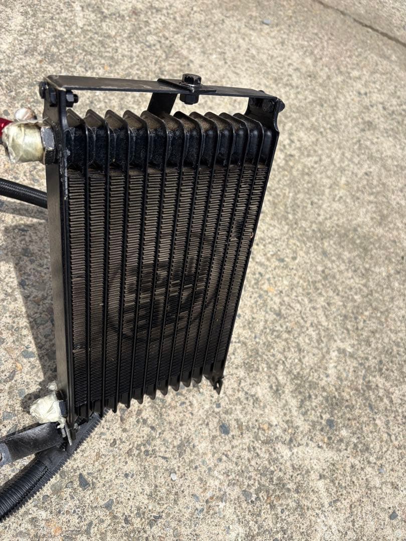 RX8前期用　RE雨宮追加オイルクーラー 使用わずか