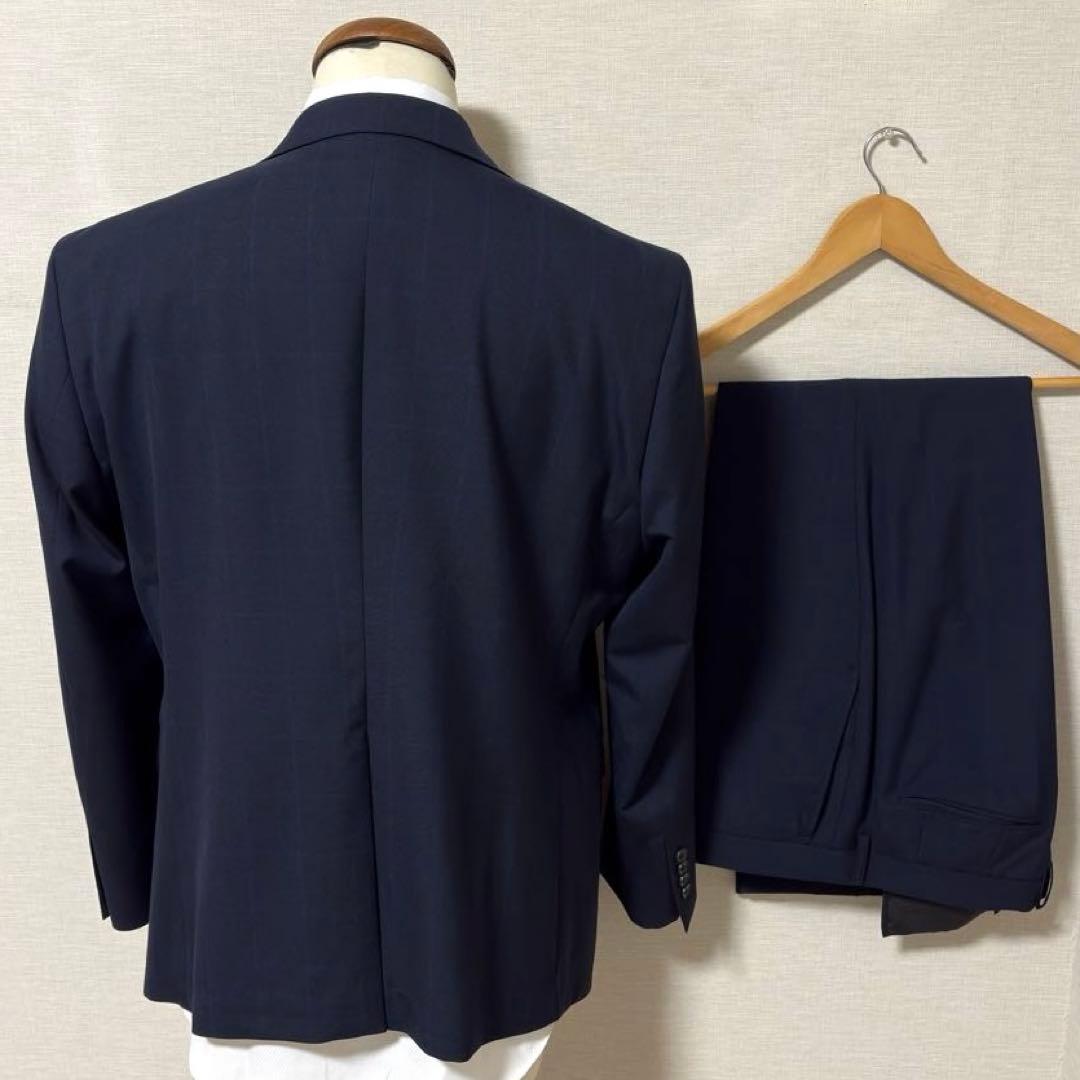 CORDURA スーツ セットアップ 上下 ネイビー BB6 ゆったり 大きい