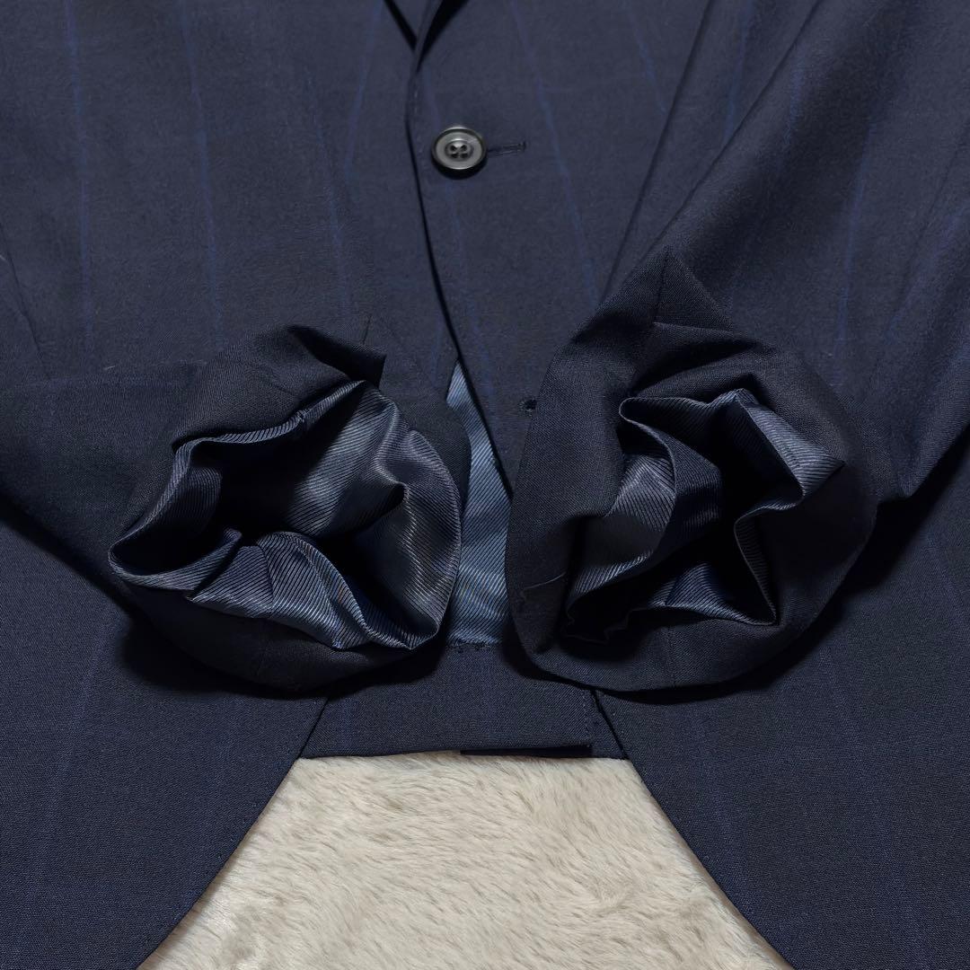 CORDURA スーツ セットアップ 上下 ネイビー BB6 ゆったり 大きい