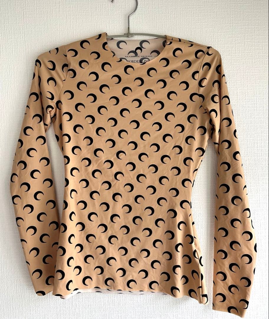 【正規品】MARINE SERRE Second Skinトップス/ベージュ