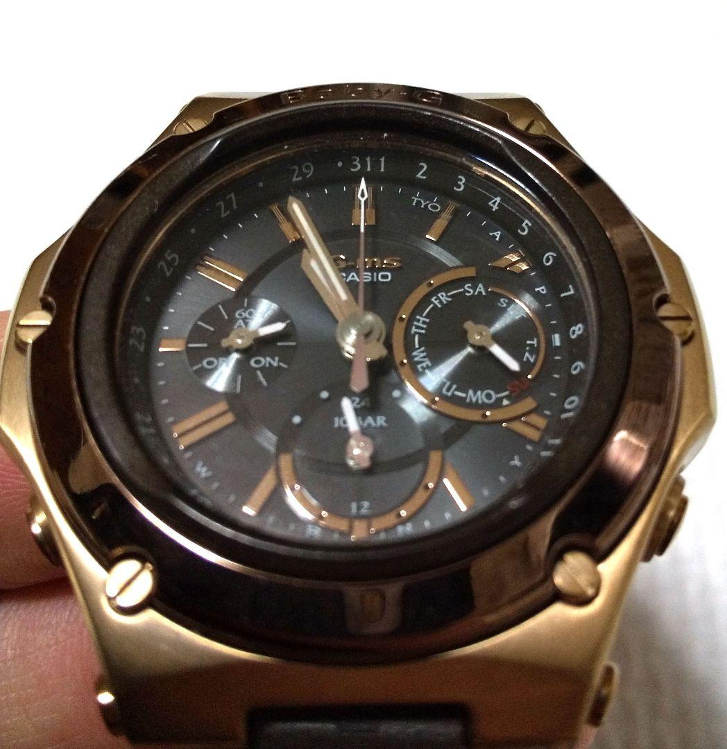 【激レア動作品】カシオ Baby-G MSG-5000 黒金 レディース