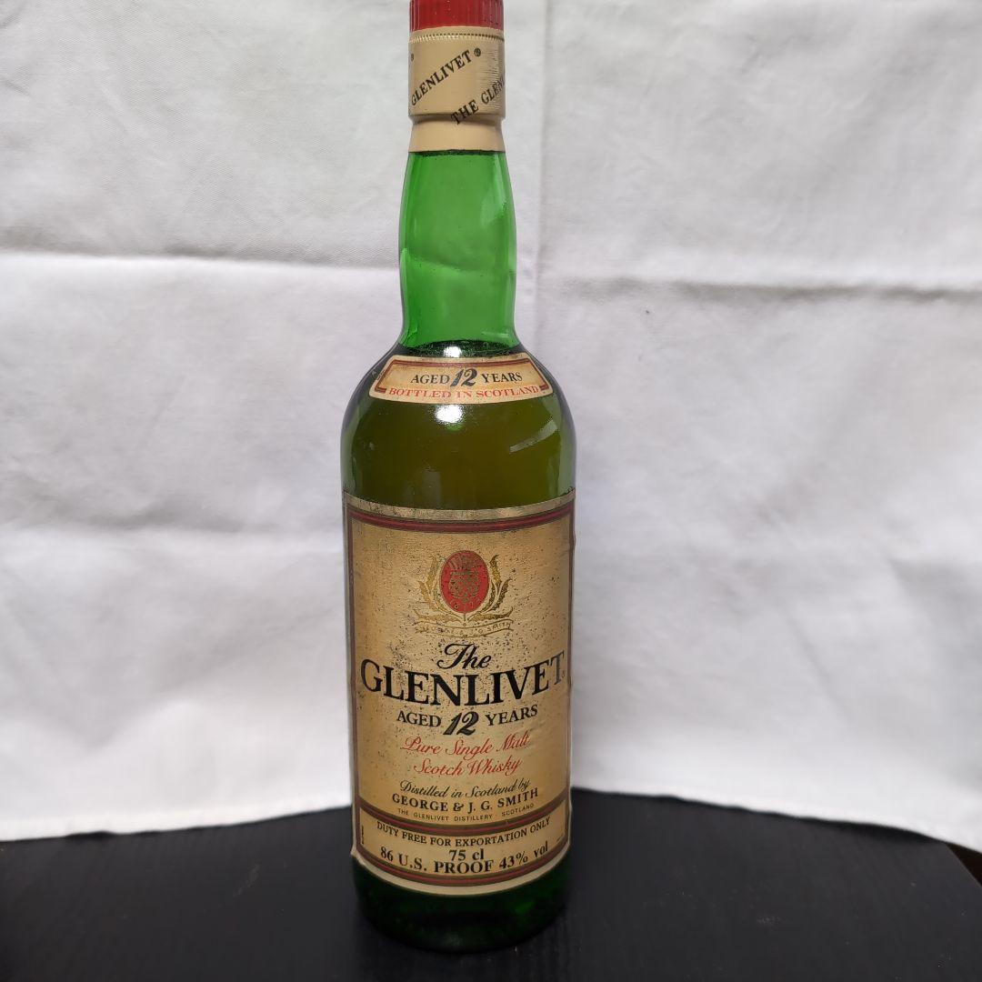 グレンリベット 12年 特級 赤アザミ 旧ボトル　未開封 750ml