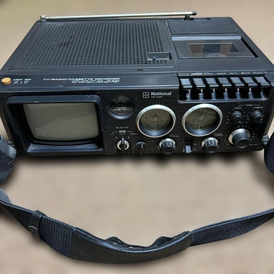 National TV付きラジカセTR−512Fジャンク品