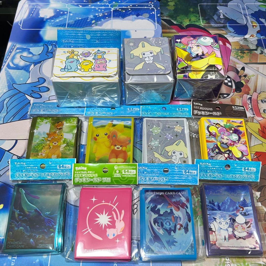 ポケモンカード デッキシールド ケース ナンジャモ ジラーチ ミロカロス ミュウ