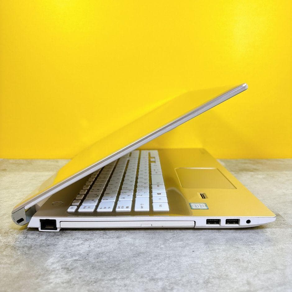 ⅰ7✨SSDで快適✨ブルーレイ フルHD カメラ 薄型おしゃれゴールドWin11