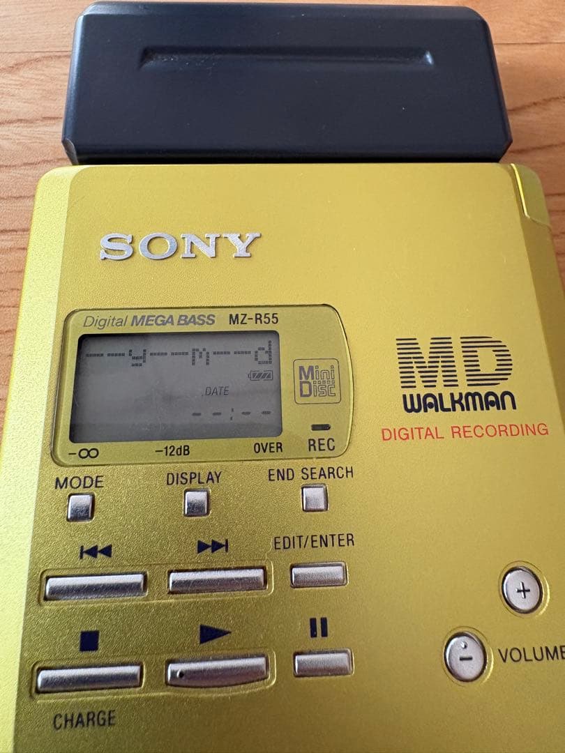 SONY MZ-R55 ポータブルMDプレーヤー ゴールド