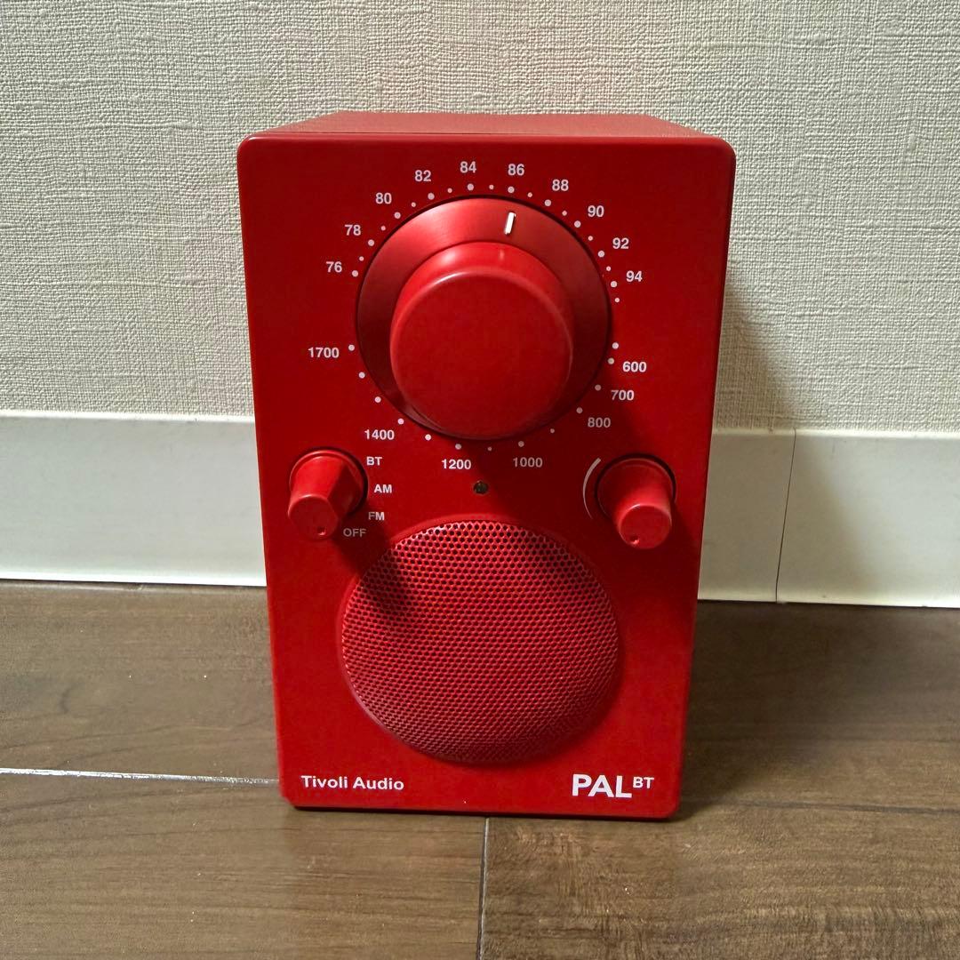 Tivoli Audio Bluetooth スピーカー PAL BT レッド