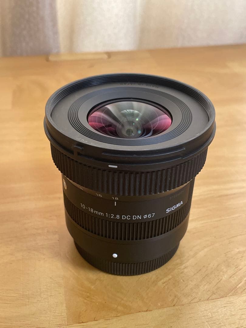 SIGMA 10-18mm F1:2.8 DC DN レンズ　富士Xマウント