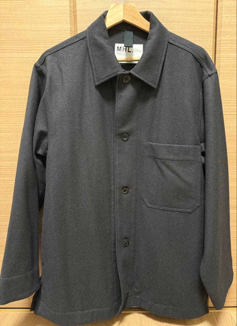 MHL. 　　FELTED WOOL SHIRTING