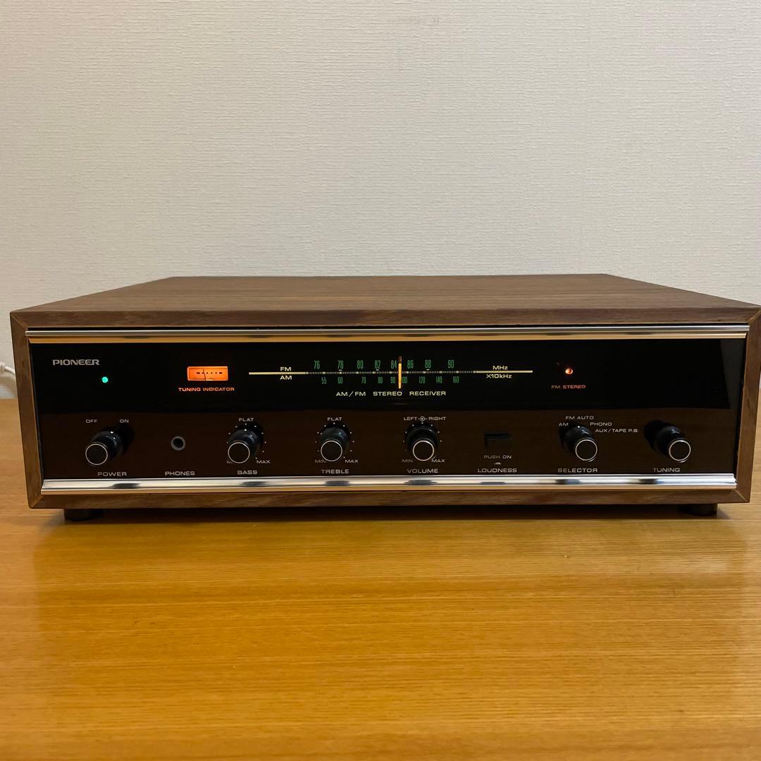 【動作品】パイオニア ステレオ レシーバーアンプE-1000AMP（昭和レトロ）