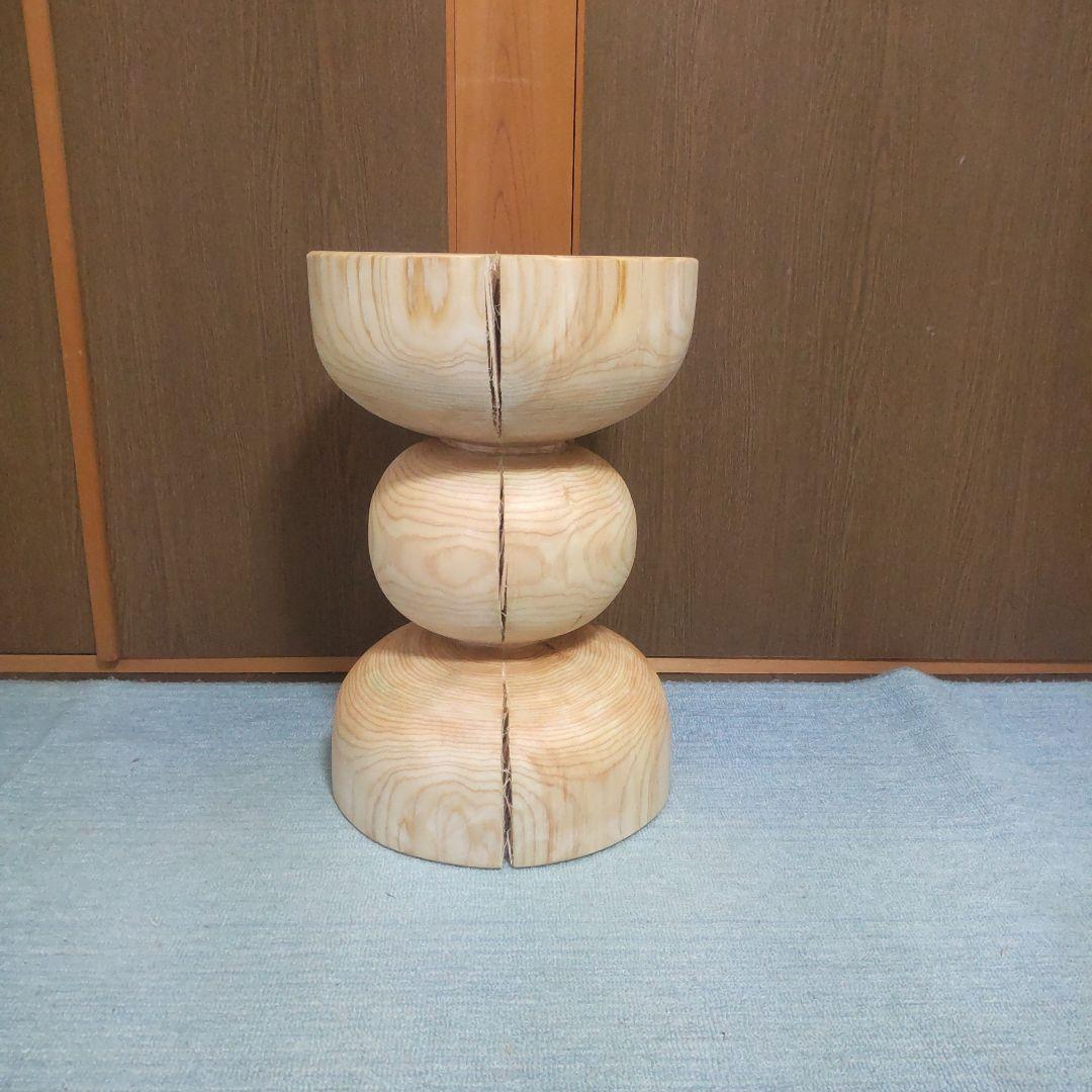 サンタナさん専用丸太椅子スツール