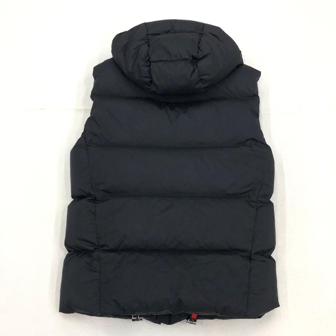 1555 ラルフローレン　ビッグポニー　肉厚ダウンベスト　フード　2way 黒