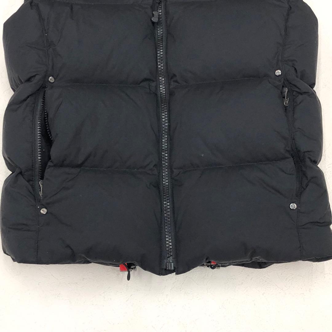 1555 ラルフローレン　ビッグポニー　肉厚ダウンベスト　フード　2way 黒