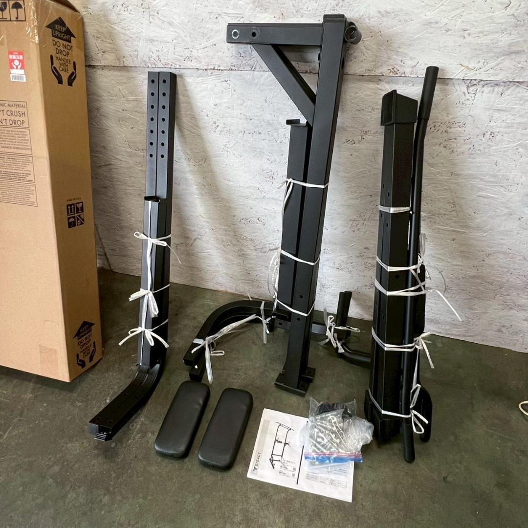 【STEADY】マルチ懸垂マシン ぶら下がり健康器 懸垂器具 A0088