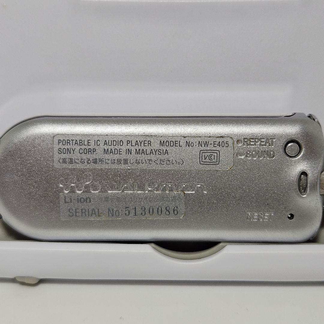 美品 WALKMAN NW-E405 512MB パープル 本体 充電ケーブル