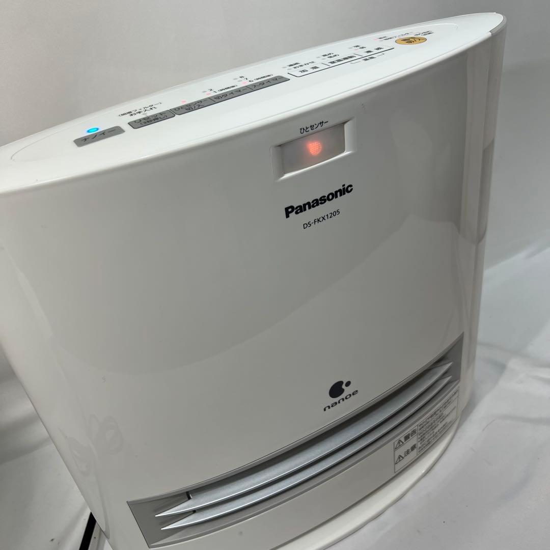 Panasonic 加湿　セラミック　ファンヒーター DS-FKX1205-W