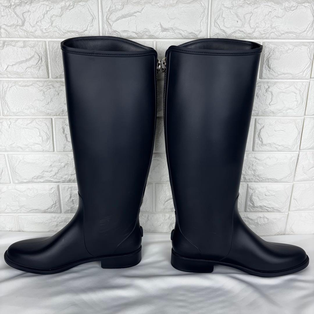 ✨美品✨ フェラガモ ガンチーニ ブラック レインブーツ