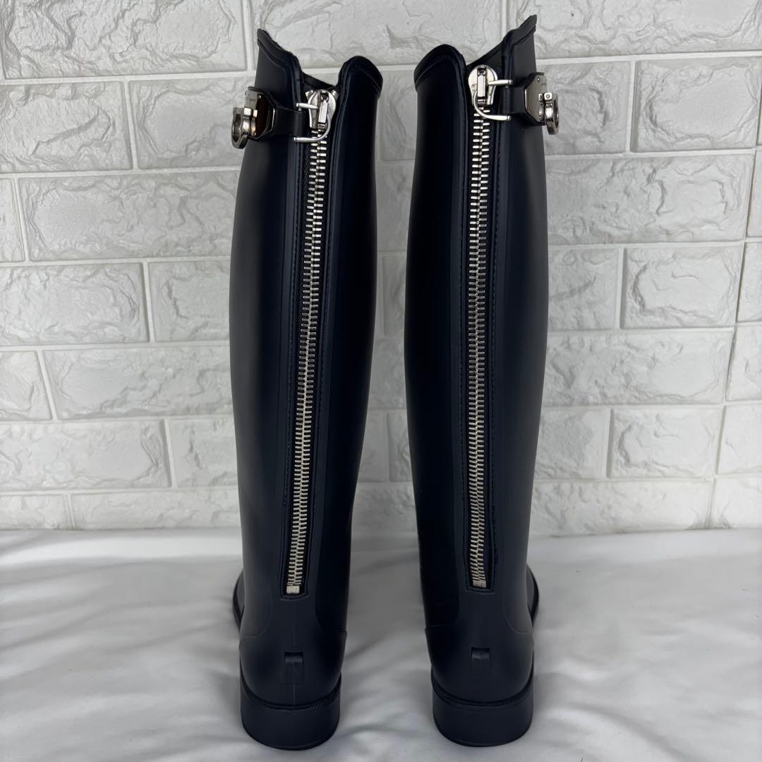 ✨美品✨ フェラガモ ガンチーニ ブラック レインブーツ