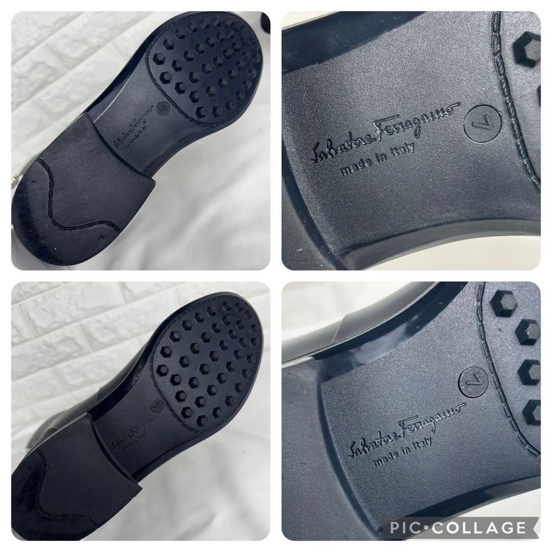 ✨美品✨ フェラガモ ガンチーニ ブラック レインブーツ